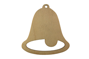 Wooden Bell D5, Decoupage