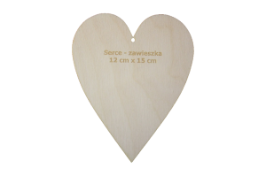 Wooden heart 4  12x15, Decoupage