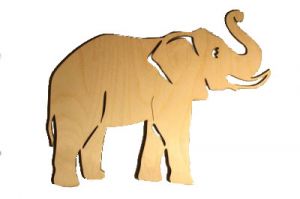 Elephant, plywood 3mm