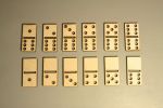Domino 12 elementów , sklejka 3mm