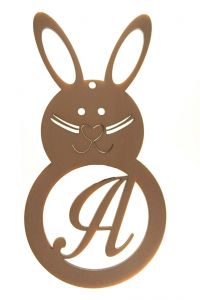 Easter Rabbit Letter A