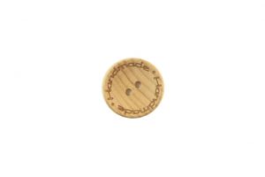Wooden button Handmade 25mm